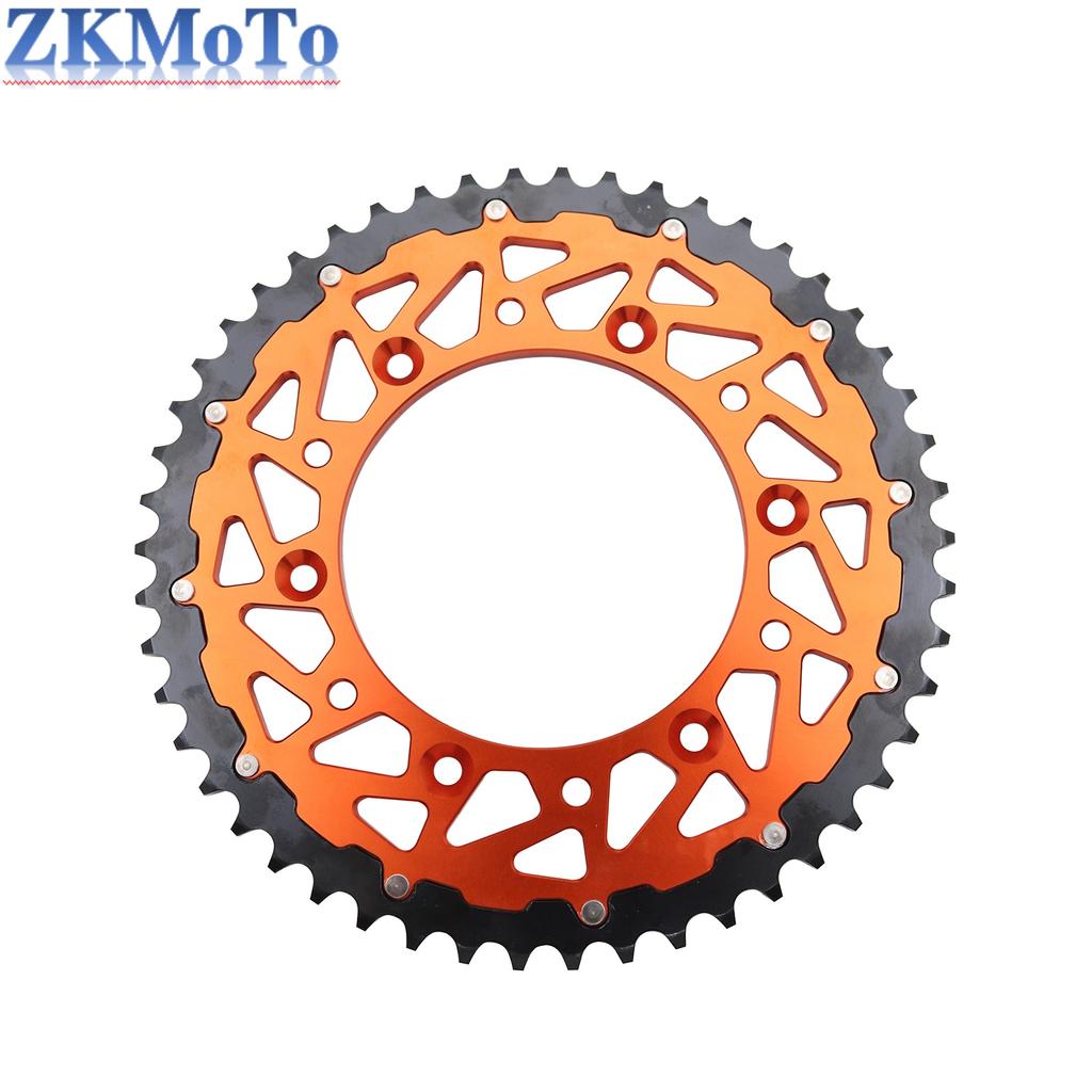 50T 52T Motorcycle Rear Chain Sprocket For KTM EXC EXCF SX SXF XC XCF XCW XCFW SMR 125 150 200 250 300 350 400 450 520 525 530