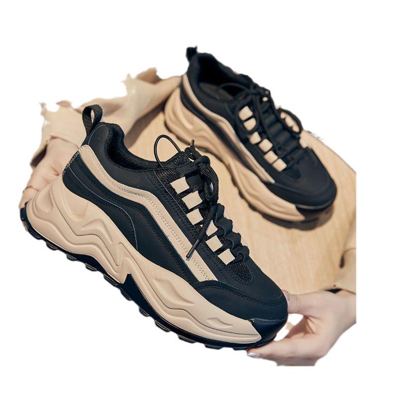 Fried Street Dad Shoes Women's Ins Trendy Spring New Muffin Shoes Casual Platform Sneaker