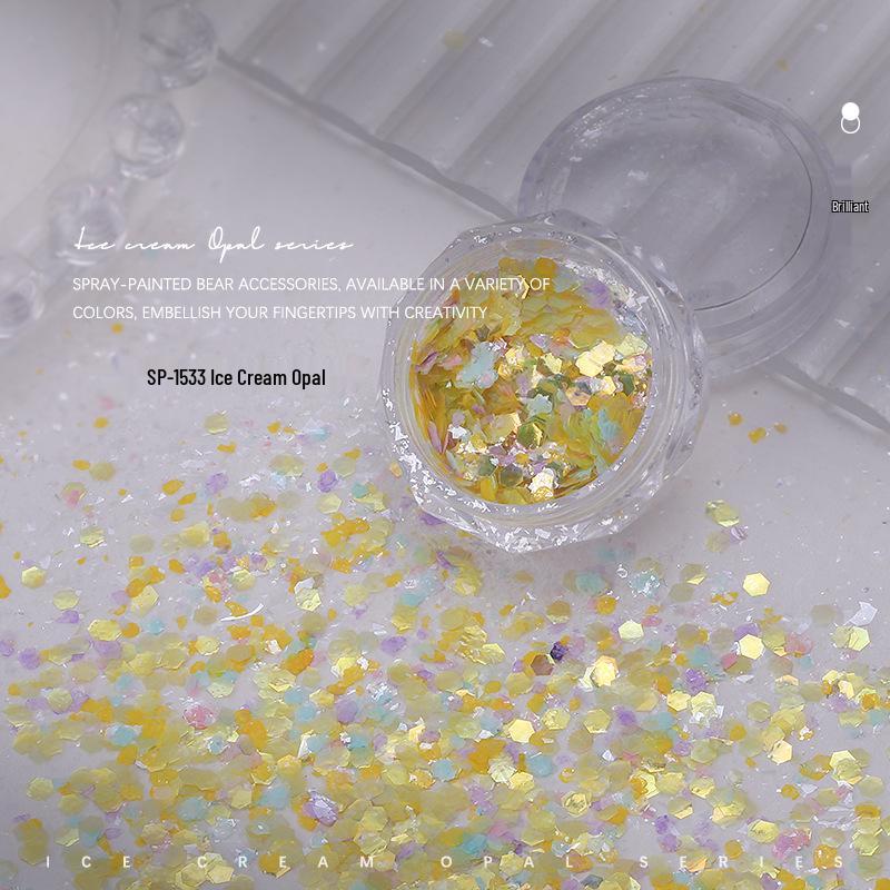 Nail Art Accessories: Mixed Glitter Irregular Sequins for Decorations