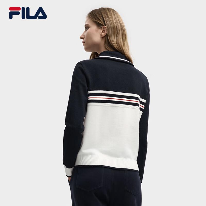 Fila Women's Colorblock Lapel Sweater