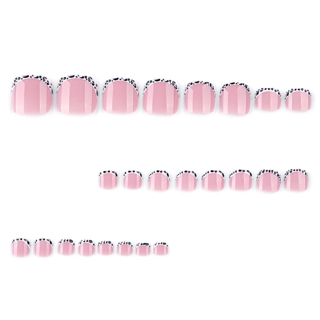 Leopard Print Wearable Toenail Pieces - European & American Styles