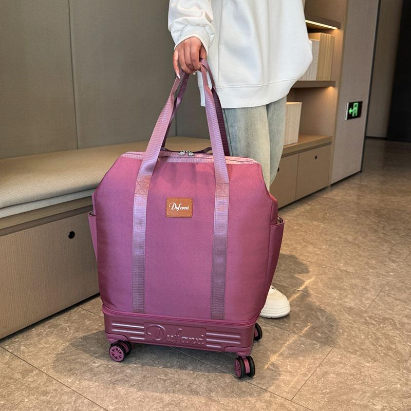 New Trolley Bag Detachable Universal Wheel Luggage Folding Storage Boarding Bag Expandable Suitcase Check-in Bag