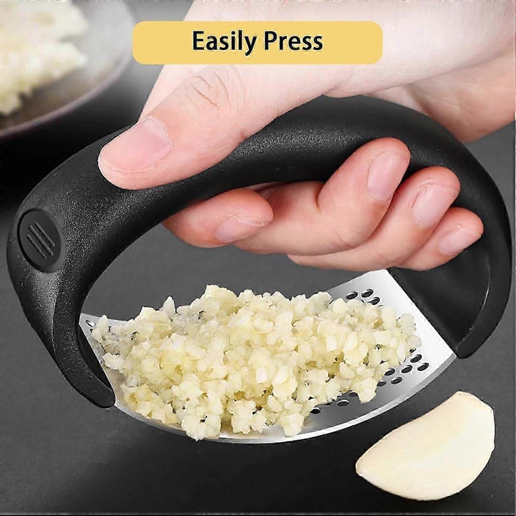 "Effortlessly Crush Garlic with a Garlic Press Stainless Steel,Garlic Press