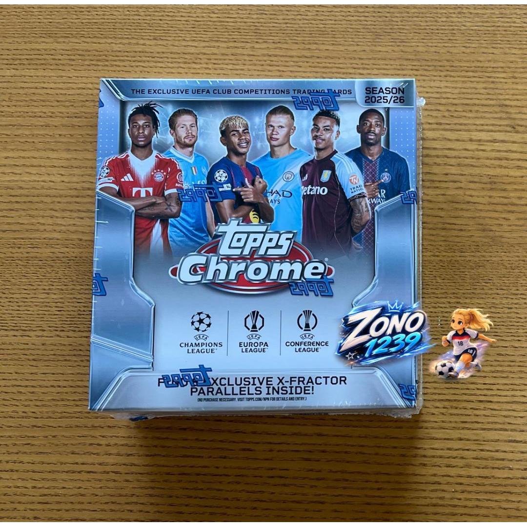 Used 2025-26 Topps Chrome UCC Mega Box