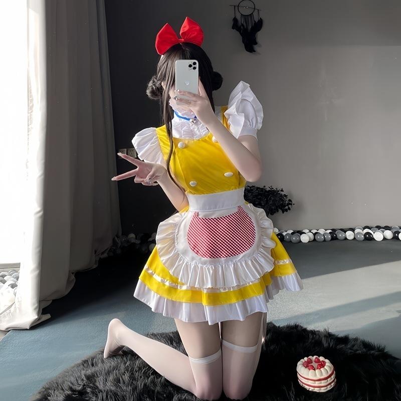 Girl's New Long Sleeve Lolita Skirt Cute Loli Student Lolita Skirt Soft Girl Princess Dress