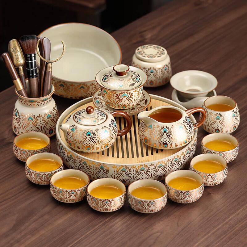 Youluo 2026 Light Luxury Metal Kung Fu Tea Set