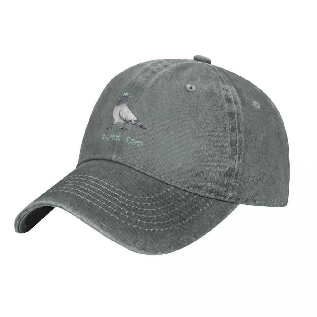 Super Coo Baseball Cap Pigeon Logo Sports Trucker Hat Spring Breathable Unisex Stylish Casual Cap