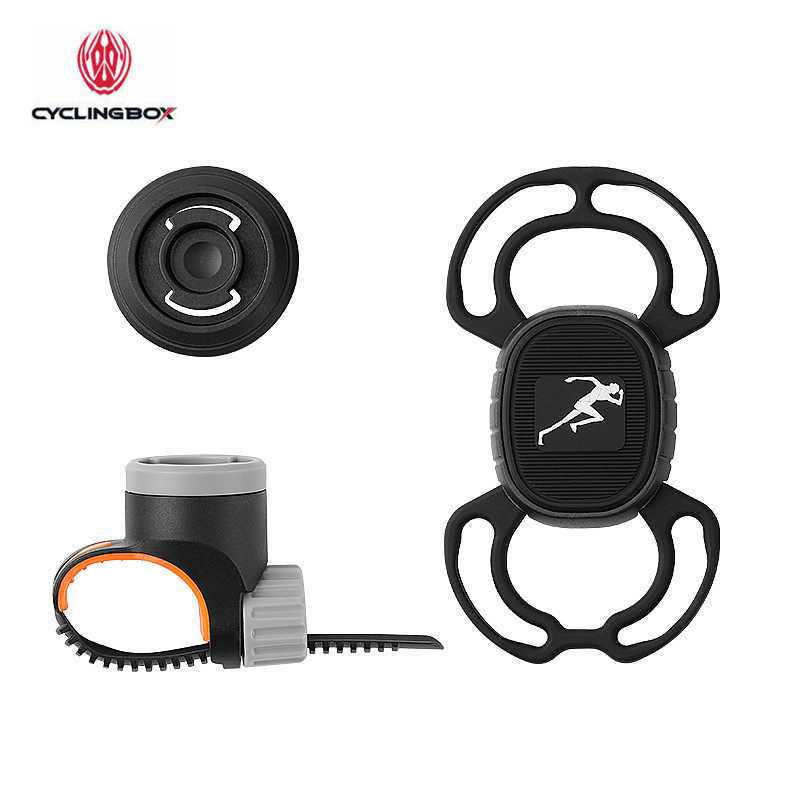 Silicone Shockproof Bike Phone Holder for Handlebars - Quick Release Mount for Mountain and Road Navigation