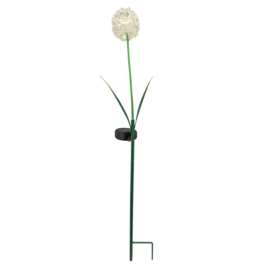 Ozdobny Kwiat Led Na Patyku Biały H70 Cm