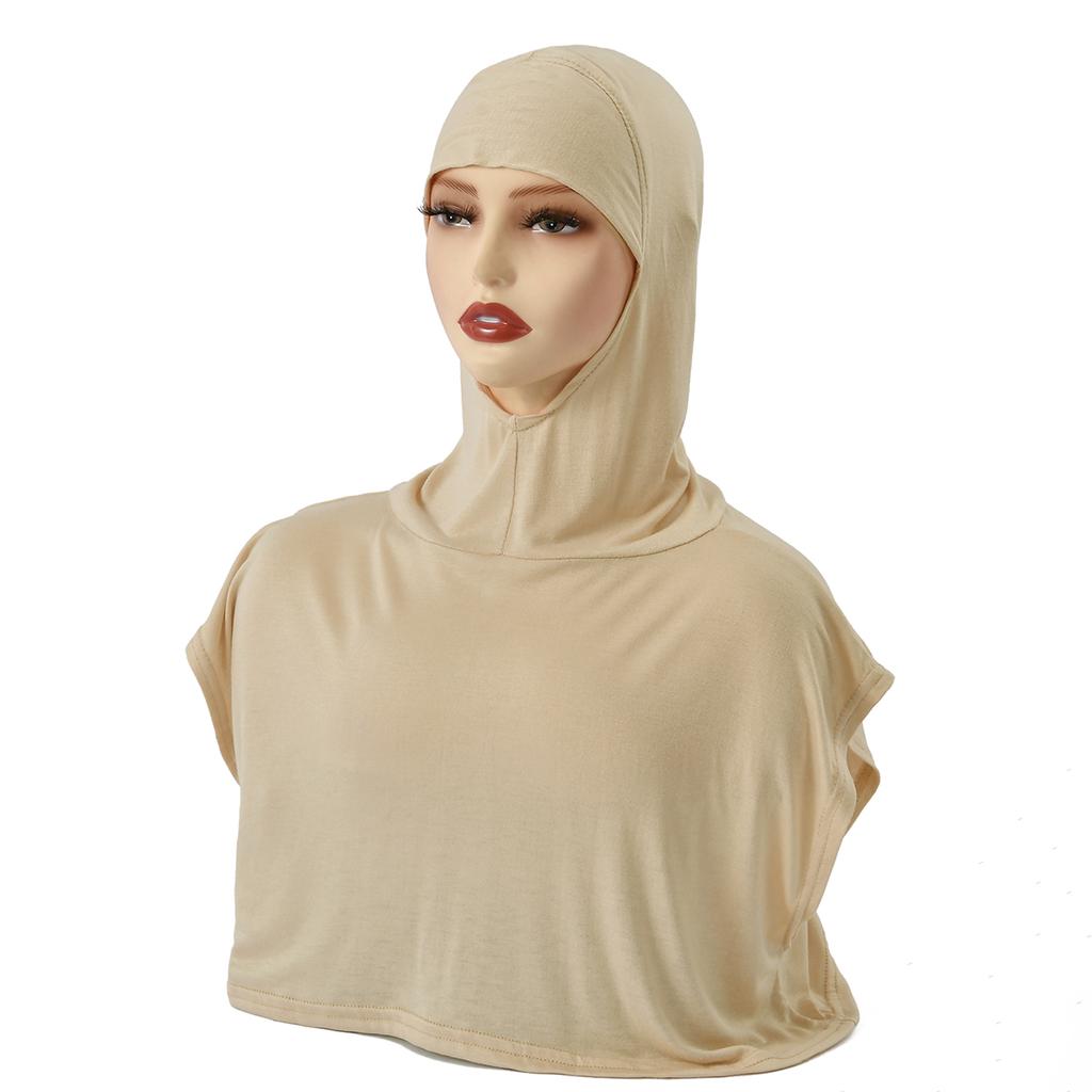 Muslim Islamic Inner Hooded Hijab Women Basic Vest Sleeveless Bottoming Shirts Islamic Clothing Turkey Arab Abaya Tops