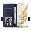 Leather Case with Wrist Strap for Honor X9c 5G/Magic7 Lite 5G/X60 Pro 5G Litchi Texture Wallet Phone Cover