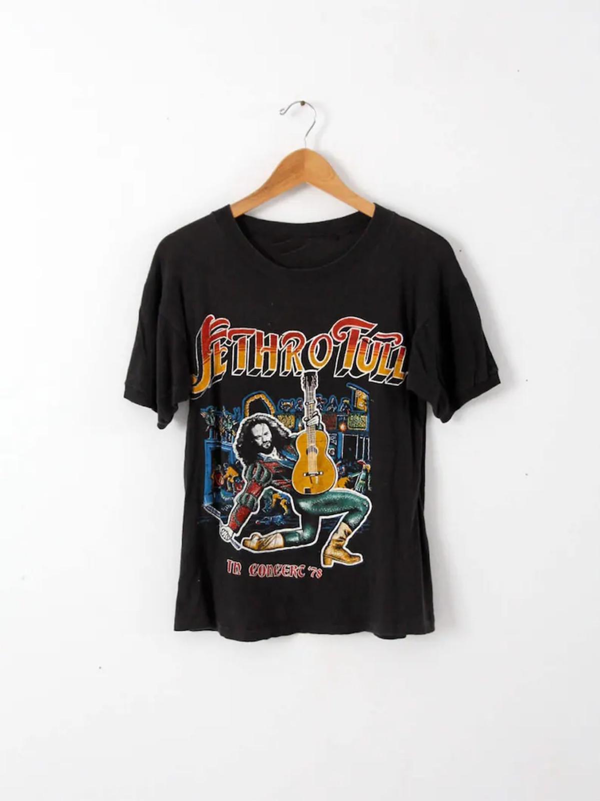 1978 Jethro Tull concert Jethro Tull tee T Shirt S-5XL UR10 XL