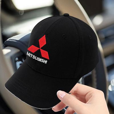 Car Emblem Embroidery Snapback Baseball Cap Adjustable Casual Hats For Mitsubishi 9 Ralliart X EX ASX L200 Colt Outlander Pajero