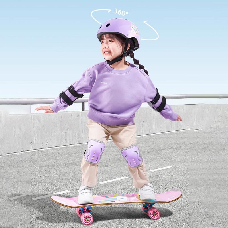 Child Protective Equipment Helmet Elbow Knee Pads for Girls Aged 3 4 5 6 7 8 9 10 11 12 Year Boy Suitable for Roller Skating and Skiing