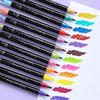 48/6Colors Double-headed Glitter Acrylic Markers Paint Pens Sparkly and Shiny for Rock Painting Stone Ceramic Glass Wood Fabric