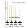 Roly-Poly Basketball and Football Training Slalom Pole - Middle School Exam Practice and Teaching Aids.