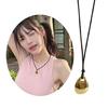 Fashionable Metal Bean Pendant Necklace Women's Fashion Clavicle Chain Jewelry