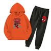 Kids Hoodie and Sweatpants Set Graphic Print with Pockets for Boys and Girls