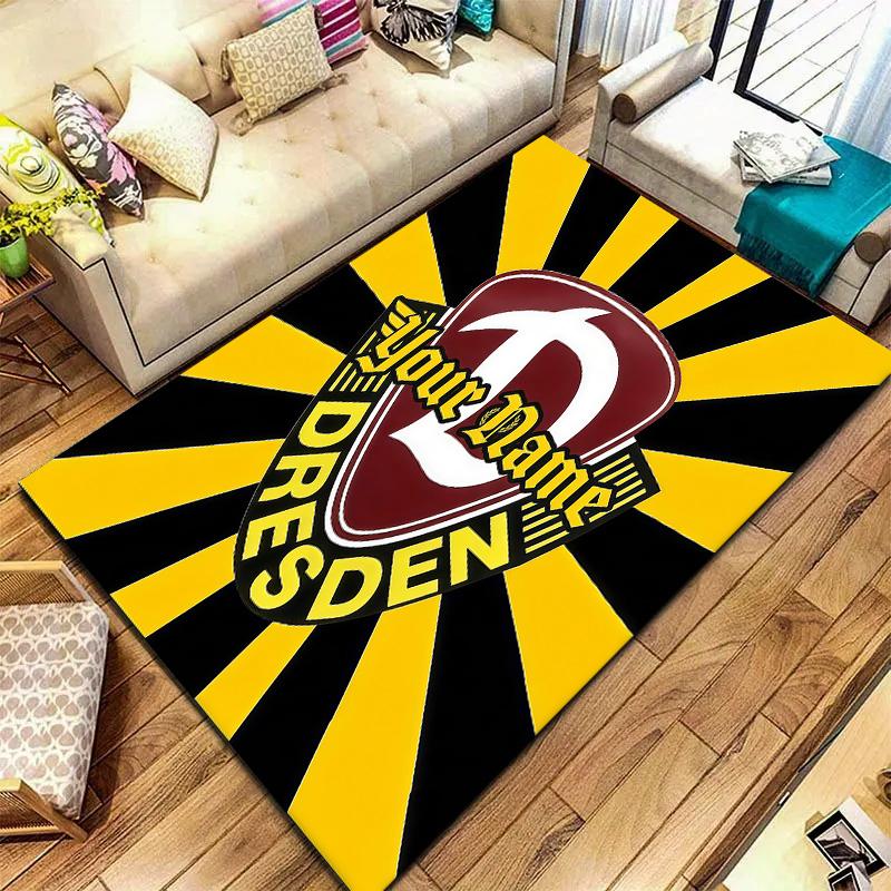 Dynamo Dresden Custom Name Carpet Rug For Living Room Bedroom Home Sofa Decoration Kids Play Nonslip Floor Mat
