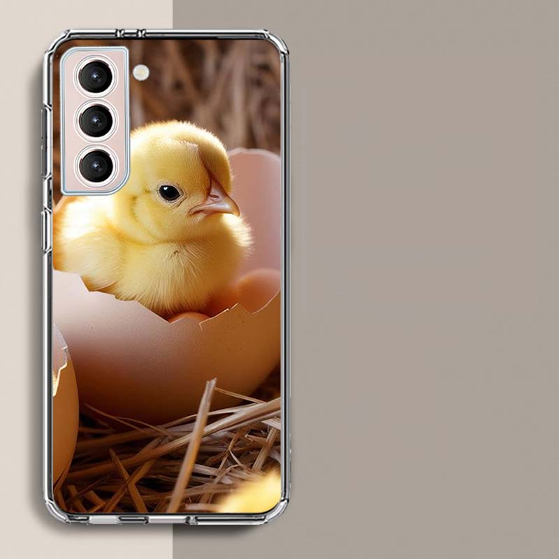 

The Hatching of New Life Phone Case For Samsung Galaxy S25 Edge S24 S23 FE S21 S20 S10 Plus S22 S26 Ultra Cover Clear Cases TPU Samsung S21 FE