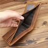 Crazy Horse Leather Wallet Men's Genuine Leather Wallet Driver's License Card Bag Retro