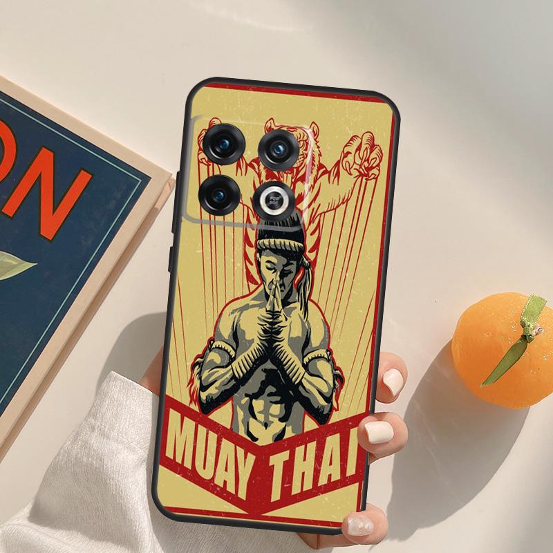 Muay Thai Kickboxing Fight Case For OnePlus 13R 12R 10R 13T 10T 11 12 13 15 OnePlus Nord 5 CE 2 3 4 Lite N20 N30 Cover