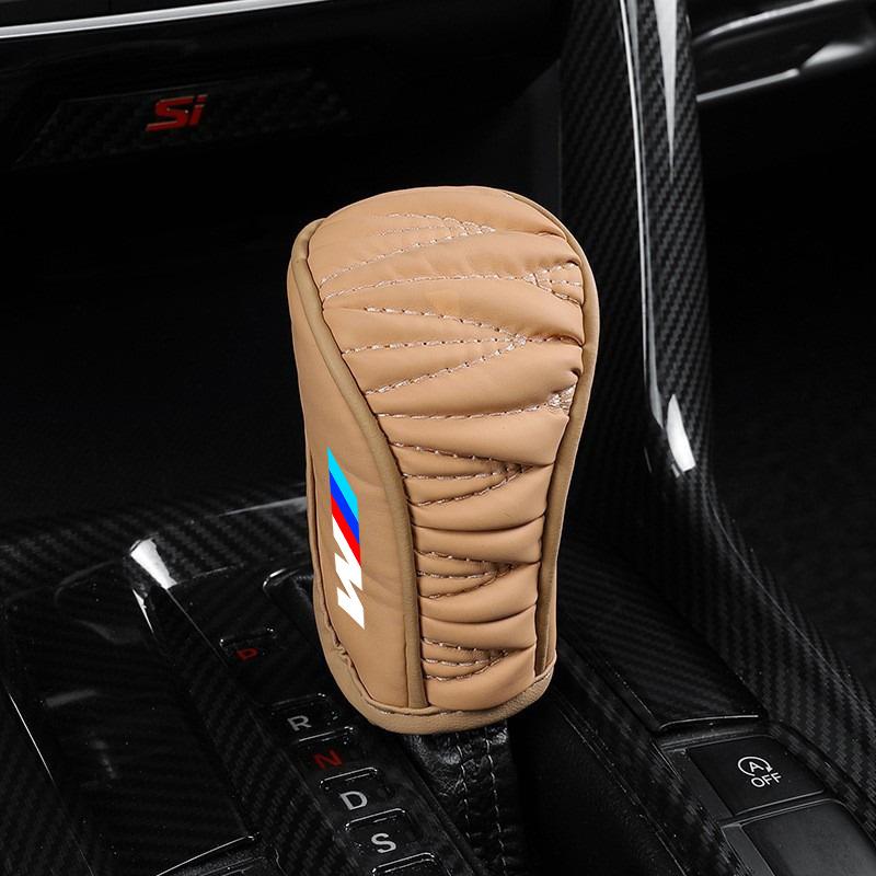 Car Shift Handle Cover Non-slip Wear-resistant For BMW 1 3 5 7 Serie M Performance X1 X3 X4 X5 F10 F15 F16 F20 F30 M3 M4 E34 E46 Cysh69