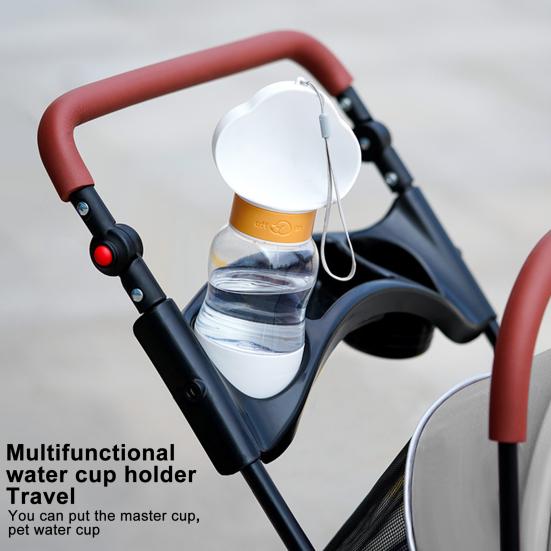 Pet Stroller, Folding Dog Stroller, Pet Folding Stroller, 4 Wheels Dog/Cat Puppy Stroller, Travel Carrier for Small/Medium