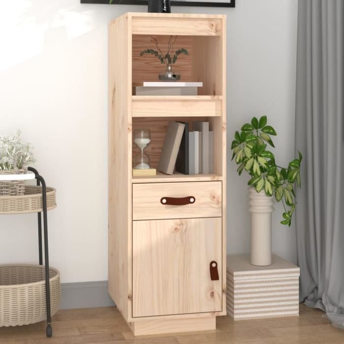 820152 vidaXL Highboard 34x40x108,5 Cm Solid Pine Wood