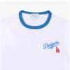 SporTy   Rich DodgerS Serif Ringer Women S T ShirT Wh46