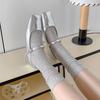 Ronya See-Through Long Knee Socks Spring Summer Shoes Stockings Socks