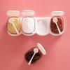 Camellia Minimalist Plastic Seasoning Jar Set