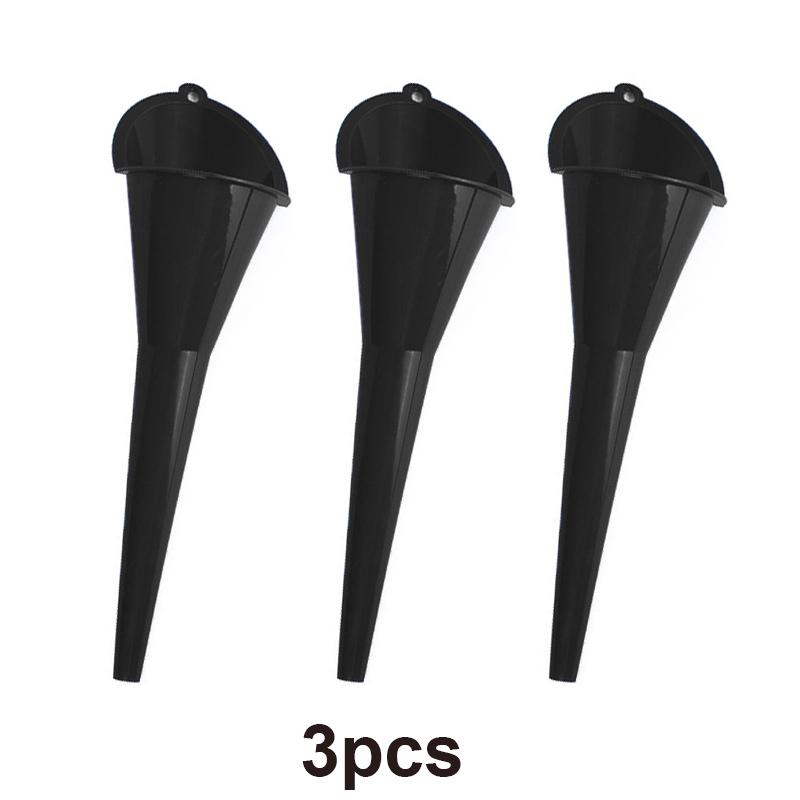 Car Long Stem Gasoline Oil Fuel Filling Tools Anti-splash Plastic Funnel Set for Car Gas and Fluids Auto Home Function Plastic