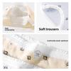 Ladies Spring and Autumn Cartoon Print 10A Antibacterial Extended Crotch Breathable Naked Comfortable Briefs