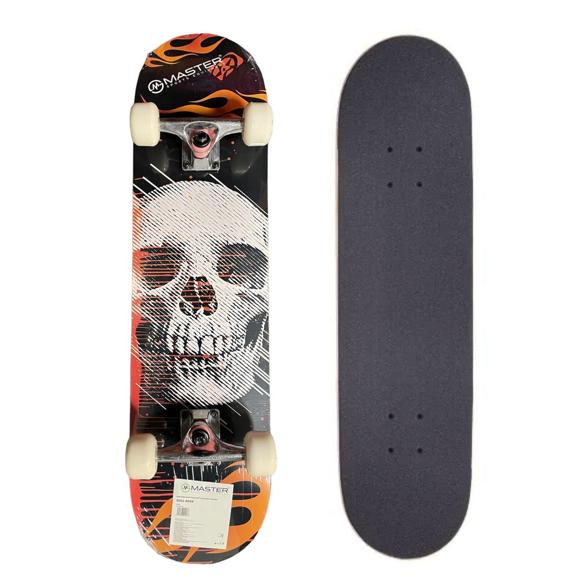 Super Merchant Klassiek Geprofileerd Skateboard MASTER - Schedel