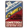 Vintage Metal Tin Signs Racing Car Plaque Decor F1 Racetrack Metal Poster Wall Art for Garage