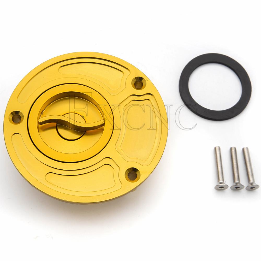 CNC Fuel Gas Cap Keyless For Honda CBR600 F4i CBR954RR CBR900RR CBR600RR CBR1000RR CBR1100XX Hornet CB600F CB500 CBF1000 RVF400