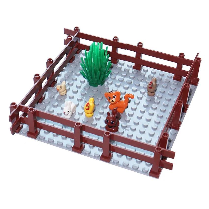 Single-sided Baseplates 16x16 Dots DIY Building Blocks Brick 3867 6098 MOC Educational Assemblage Construction Toys for Children