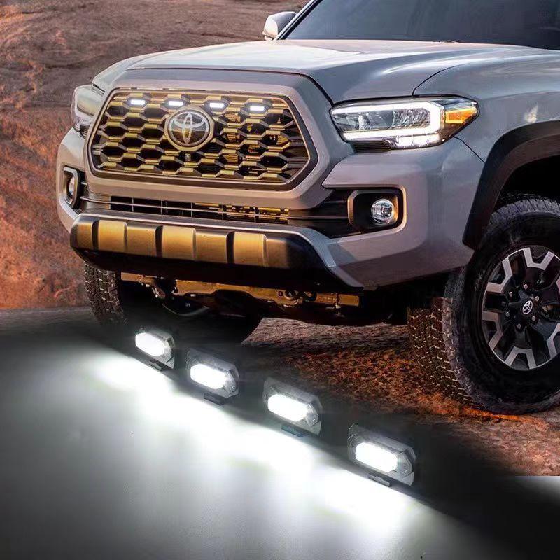 New Tacoma Front Grille Lights TACOMA TRAD Sports Version Off-road Version Front Grille Small Yellow Lights