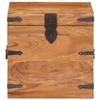 VidaXL Coffre 40x40x40 cm Bois d'acacia solide