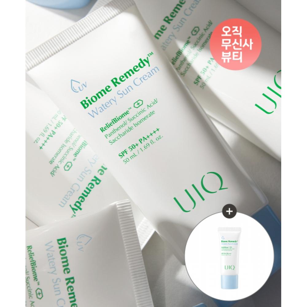 Uiq [3pack] Biome Remedy Moisture Sun Cream 50ml  + Moisture Sun Cream Mini 20ml Free none