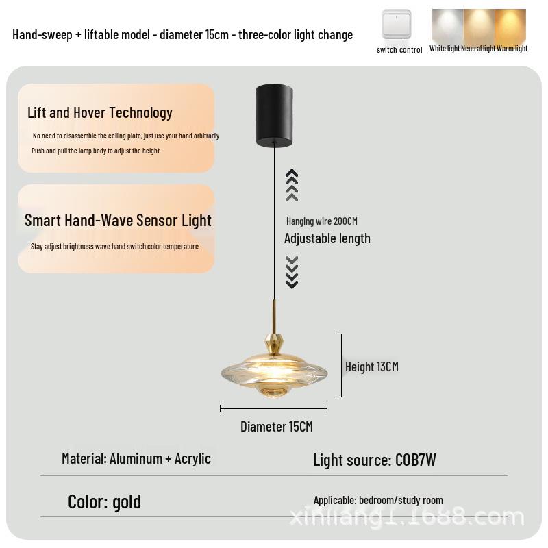 Modern Minimalist Eye-Protecting Pendant Light for Entrances, Restaurants, and Bedrooms