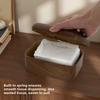 Ins Style Imitation Wood Grain Tissue Box Anti Slip Napkin Dispenser  Coffee Table