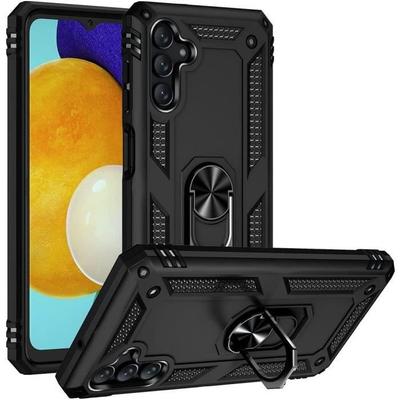 Protective Case - BOOLING - for Samsung Galaxy A13 5G - Rigid - Metal Support Ring - Magnetic Plate