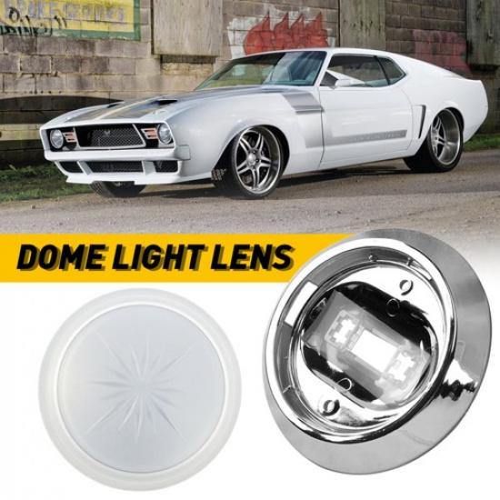 

Round Dome Light Base Lens & For Most 71-81 Chevrolet Cars w/o Bulb&Wire leadnn