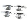 Door Bowl Handle Cover For Toyota Vios 2014 2015 2016 2017 Cars Accessories Styling Chrome Silver Exterior Car Decoration
