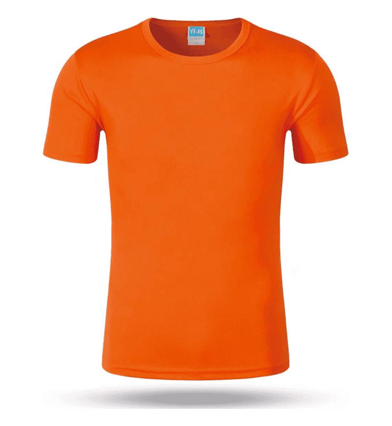 Custom Logo Quick-Dry Round Neck T-Shirt for Marathon, Sports, and Team Uniforms