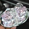 -encrusted Car Perfume Seat Crystal Swan Car Accessories Animal Ornament Swan Figurine