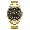 Meibo Men Steel Band Quartz Watch With Calendar For Office And Daily Wear