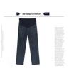High Waist Elastic Maternity Jeans: Slimming, Straight Leg, Plus Size Denim for Spring.